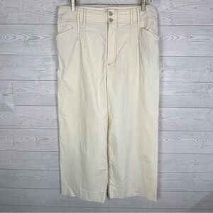 ANTHROPOLOGIE WHITE CREAM COLOR PANTS SIZE 32
